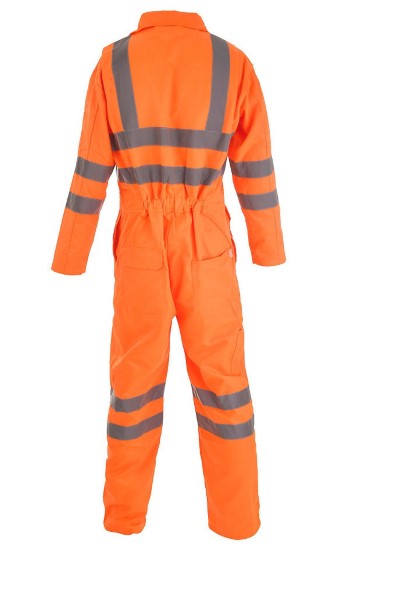 OEM Chemical Engineer Safety Coverall ANSI Class 1 Waterproof Cotton Polyester FR with Customized Logo for Oil Gas Stations