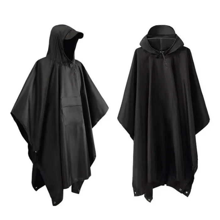 Wholesale High Quality Portable Emergency Poncho Raincoat Detail 1