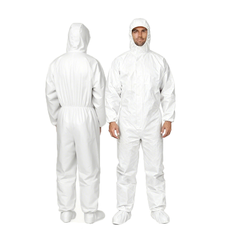 Disposable Spray Resistant Painting Safety Coverall With Hood
