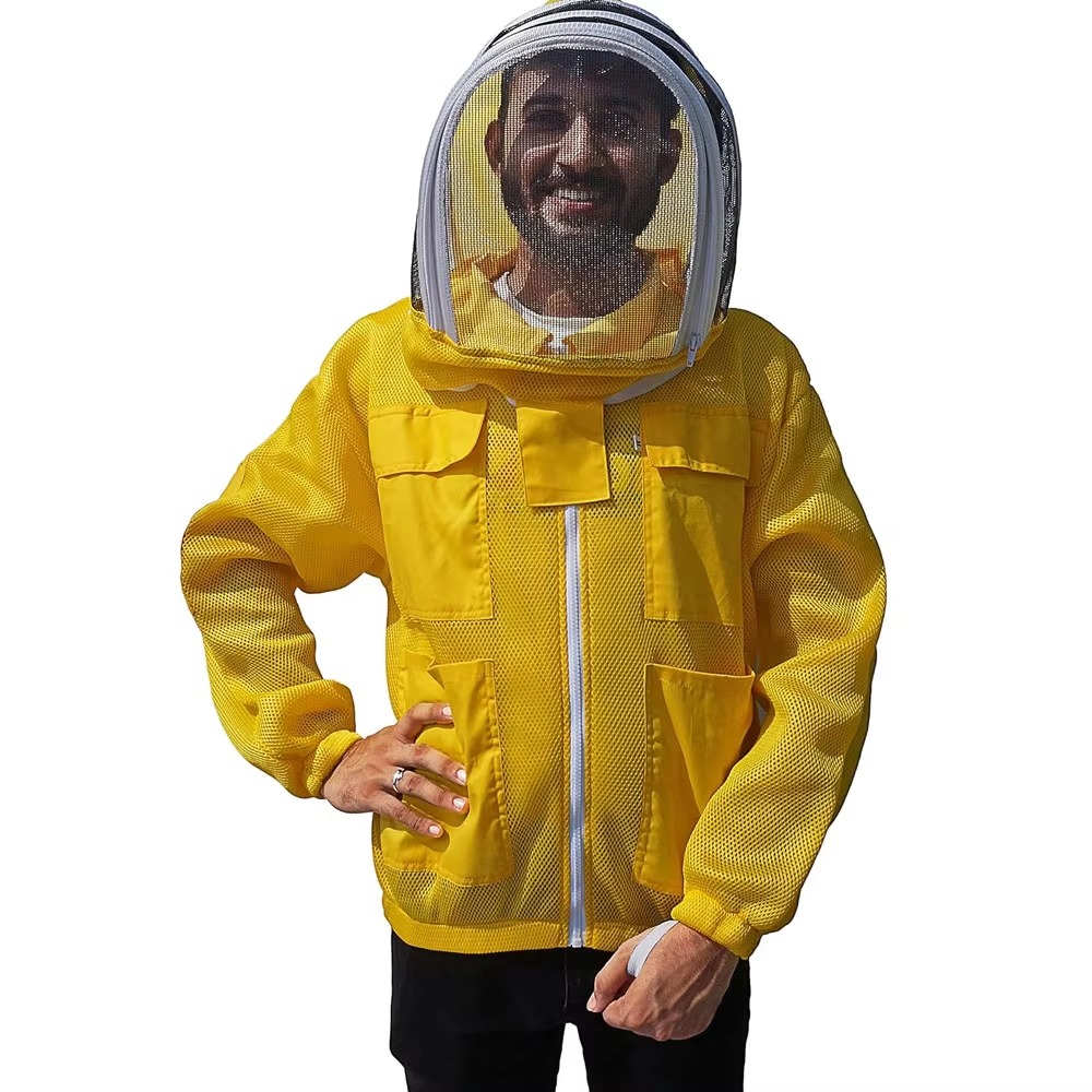 Summer Protective Beekeeping Jacket Anti-Static Anti-Cut Level Vapor-Protective Customized Fabric Work Clothing Coverall Safety