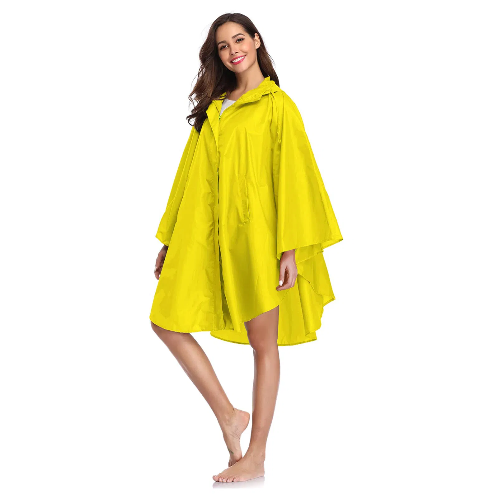 Fashion Women Rain Poncho Waterproof Cape