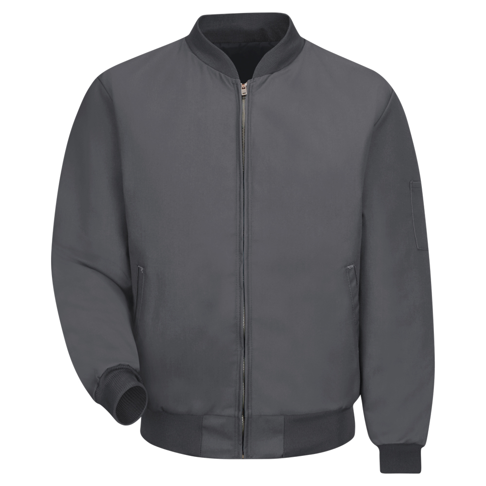 Heavy Duty Men's Mechanic Jacket Water Repellent Cotton Twill Work Coat Insulated Padded Workwear Jacket with Sleeve Pocket