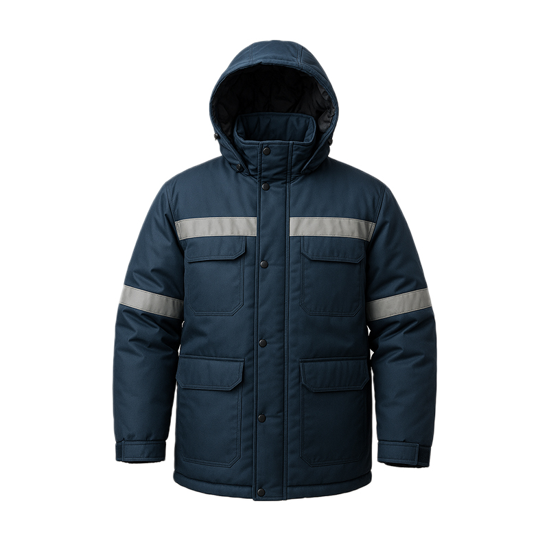Russia Thick Windproof and Keep Warm Fleece Jackets Protective Worker Winter Insulated Jacket