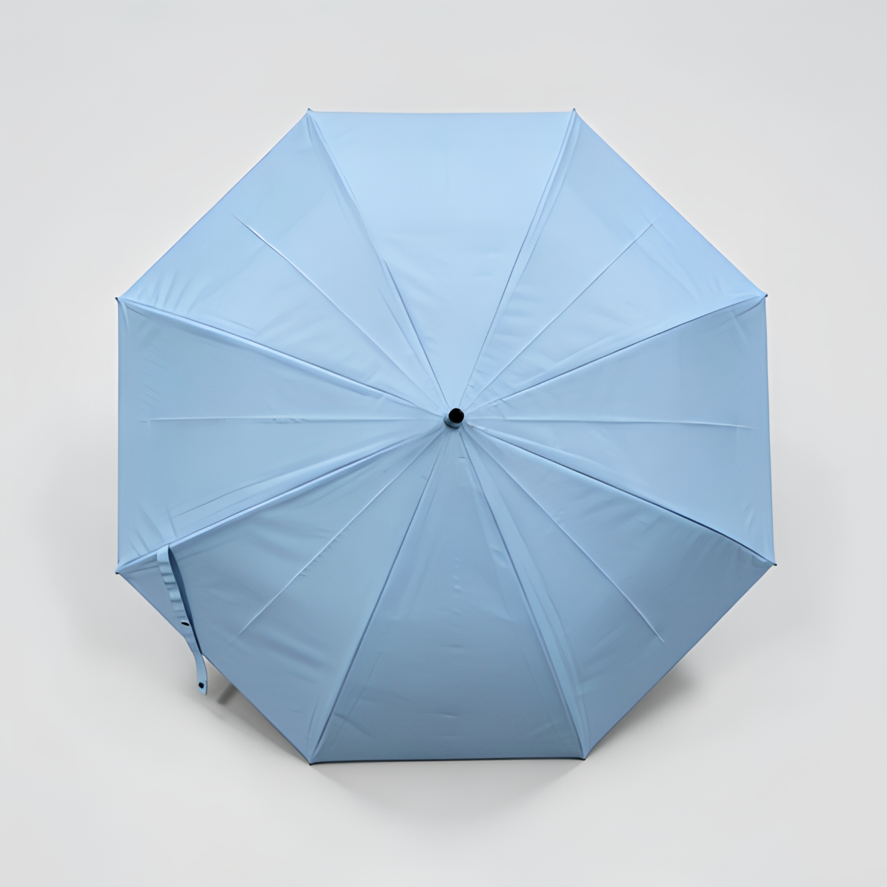 Custom OEM ODM Modern Sun and Rain UV Protection POE Black Coating 8K Ribs Straight Long-handled Adults Automatic Umbrella