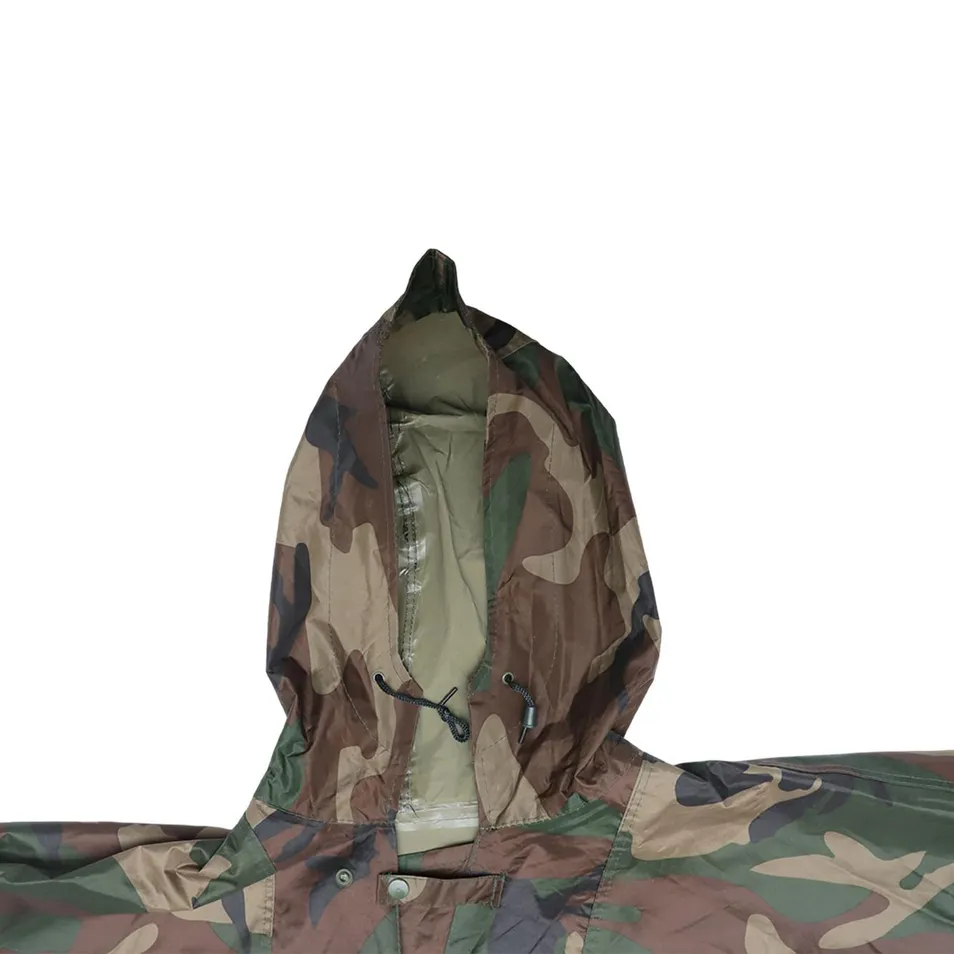 Multifunctional Ripstop Anti-Wrinkle PVC Waterproof Awning Raincoat Poncho Rain Cape