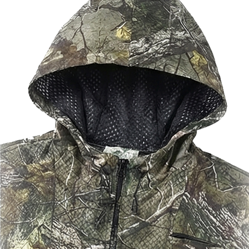 Waterproof Winter Camouflage Hunting Rain Suit Pocket Feature
