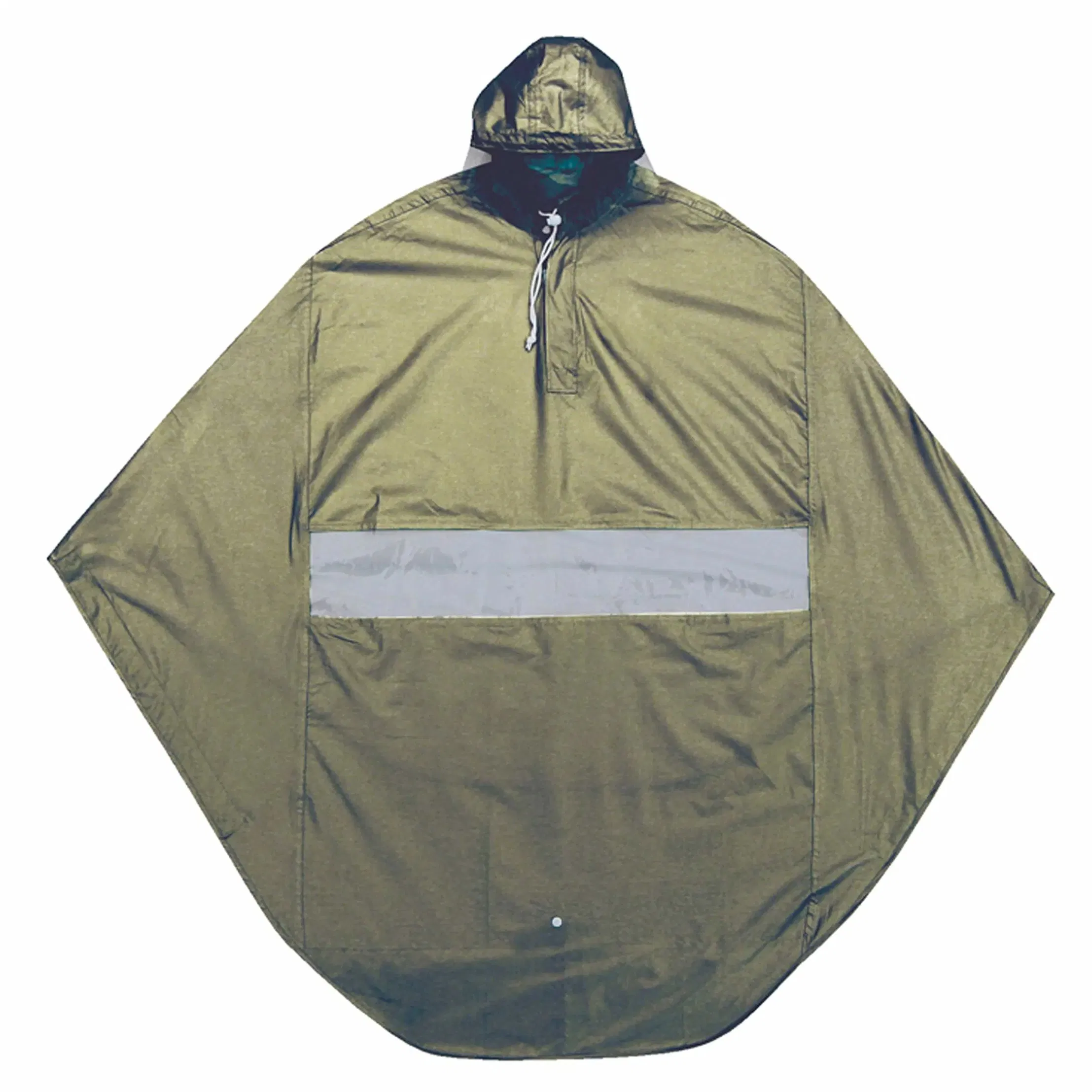 PVC Rain Poncho Reflective Waterproof Raincoat motorcycle Biking Rain Cape
