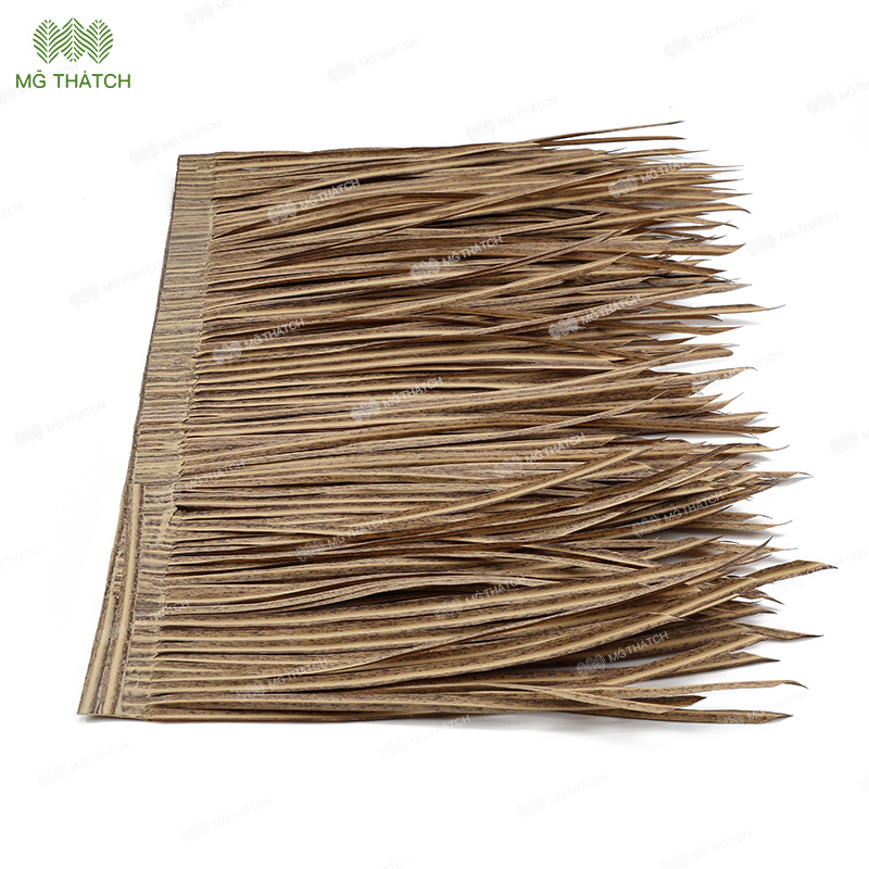 Flame Retardant Backyard Plastic Synthetic Thatch Parasols Environmental Friendly Artificial Thatch Umbrella
