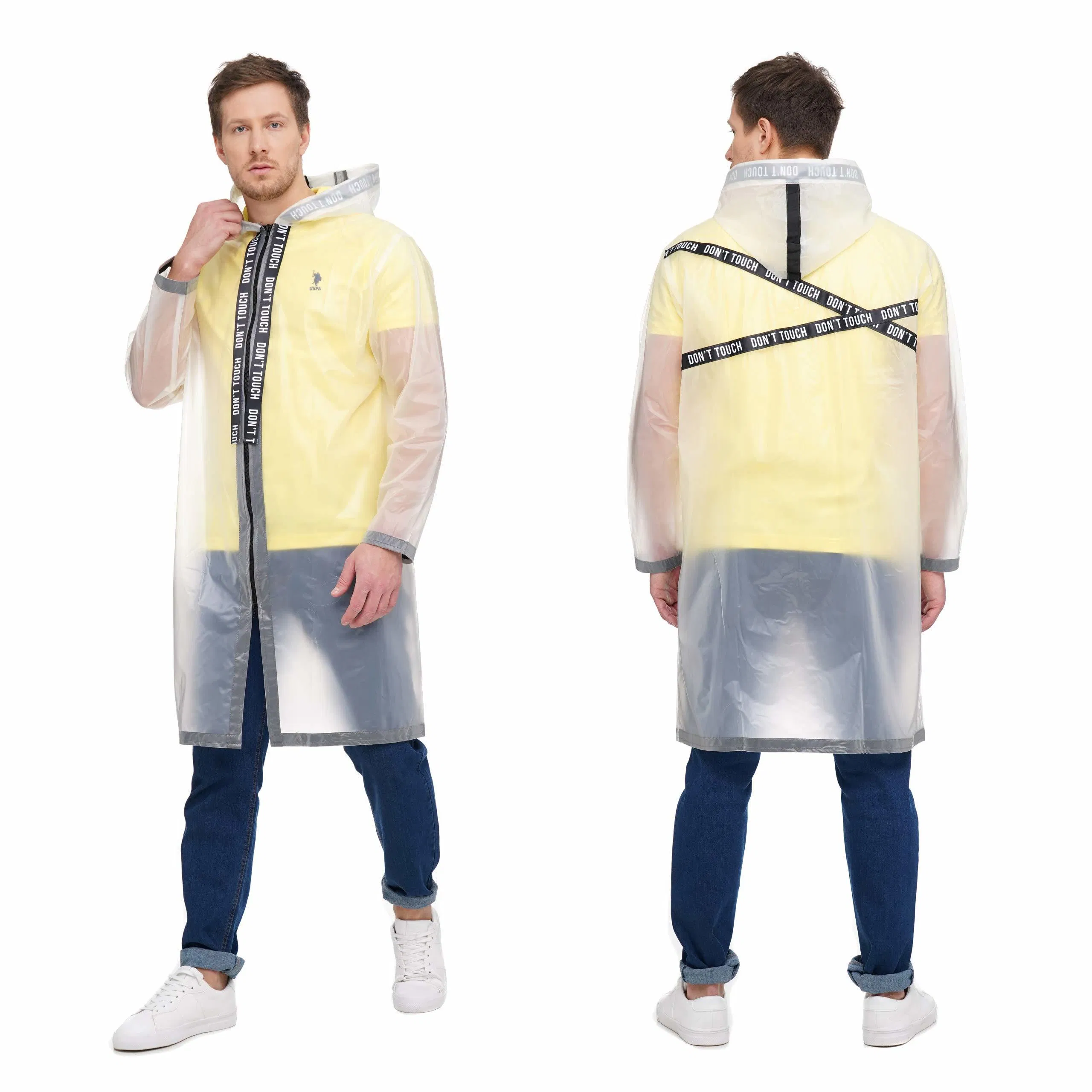 Comfortable and Versatile Waterproof Outdoor Motorcycle Clear EVA Cloak Poncho Cape