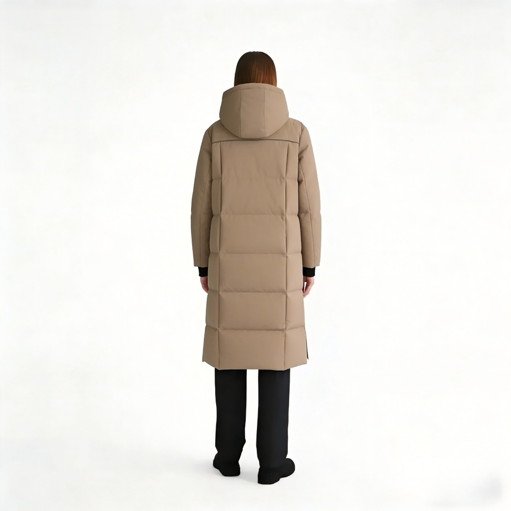 LOVEXUAN Premium Women's Hooded Long Outdoor Down Parka 380g Filled Duck Down Winter Coat Wholesale High Quality Puffer Jacket