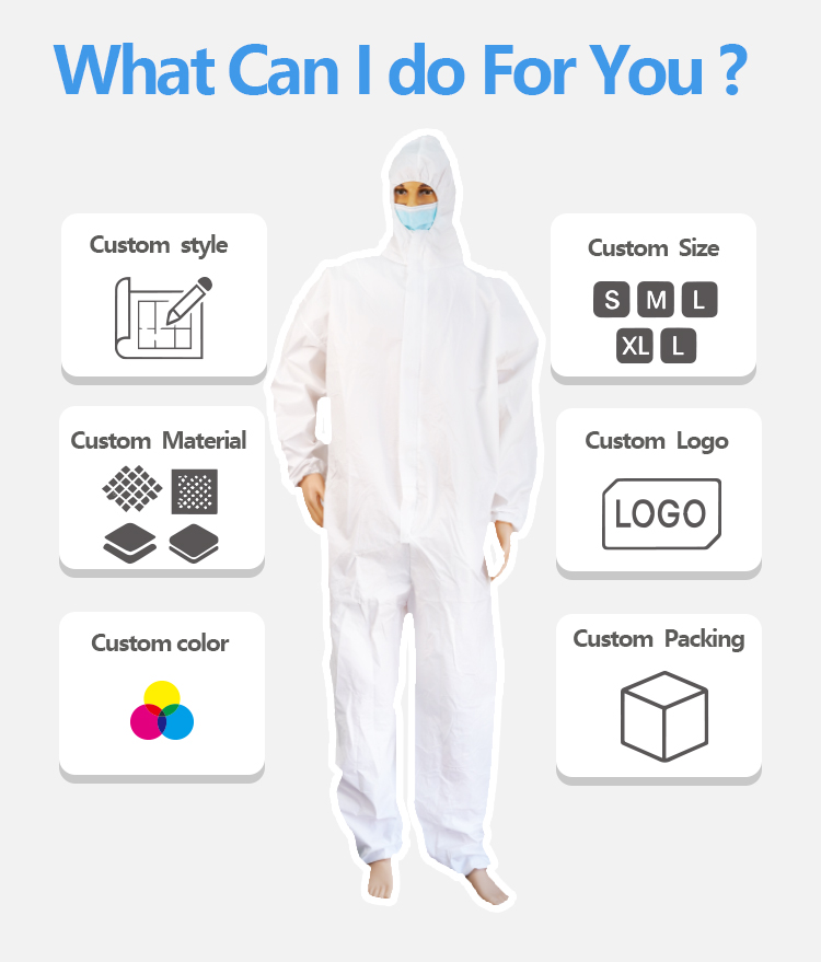 Factory Disposable Overalls High Quality Wholesale Protective Overalls Paintball Coverall Beautiful Price LOGO Can Be Made