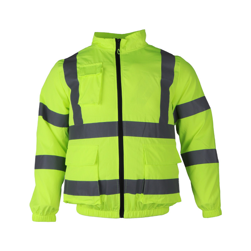 3 Fans Hi Vis Air Conditioned Fan Cooling Jacket Electric Smart 5V Rechargeable Battery Work Jacket