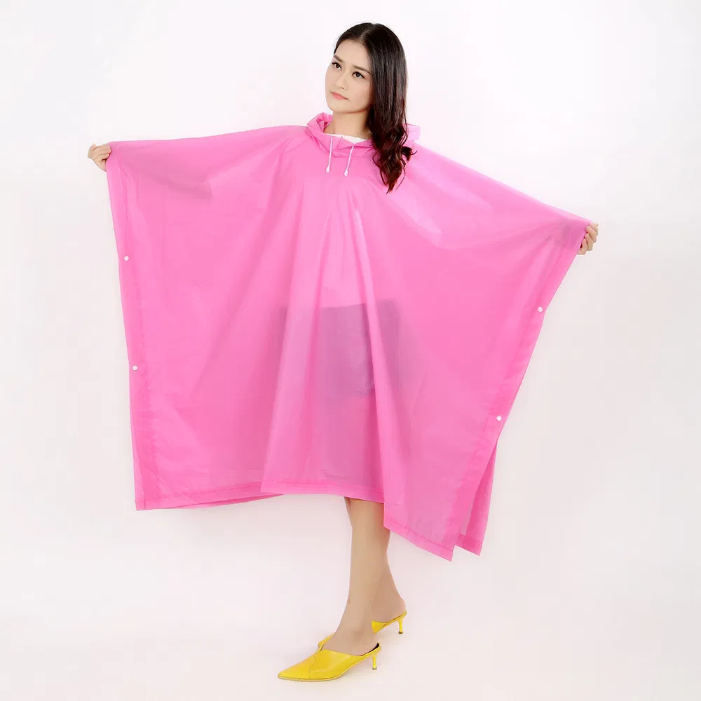 Waterproof PVC Rain Poncho Capes (RVC-020)