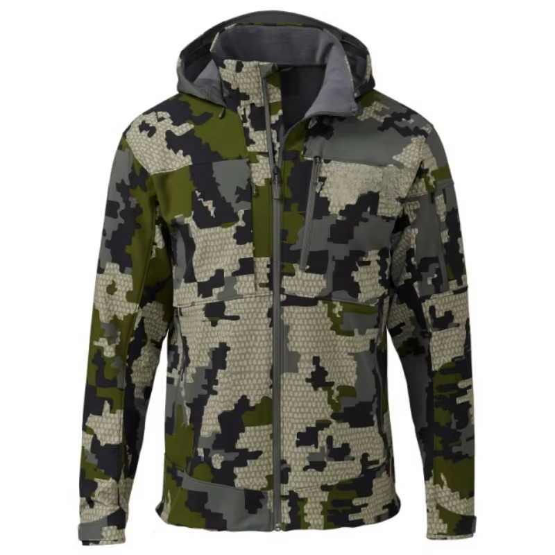 Men Lightweight Jacket Waterproof Breathable Camouflage Fishing Rain Jacket Outdoor Camo Tactical Jacket Customisable WholeSale
