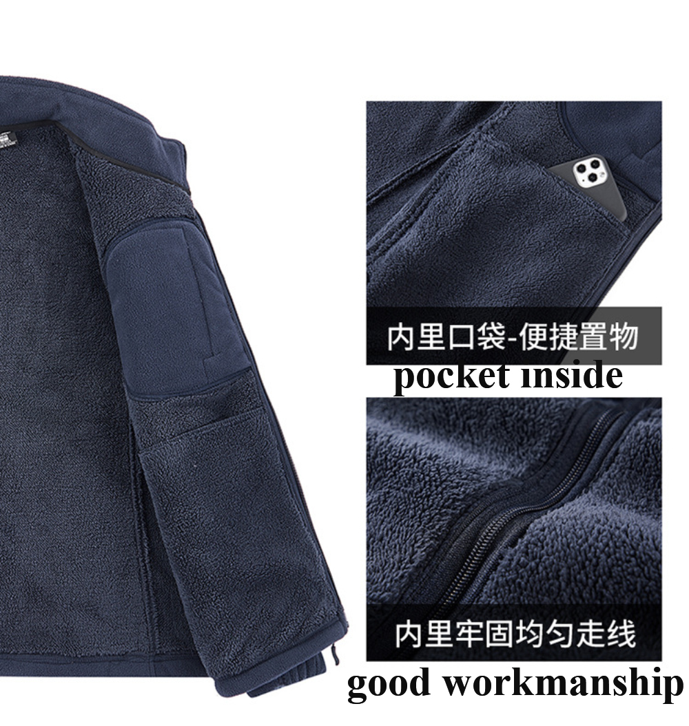Men's Thickened Winter Outerwear Details