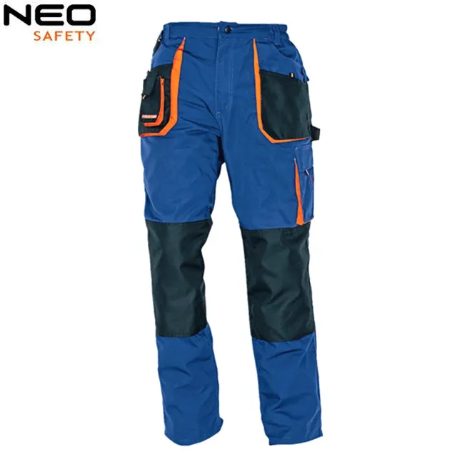 Wholesale Custom Grey Outdoor Sports Regular Fit Heavy-Duty Work Trousers Detail 1