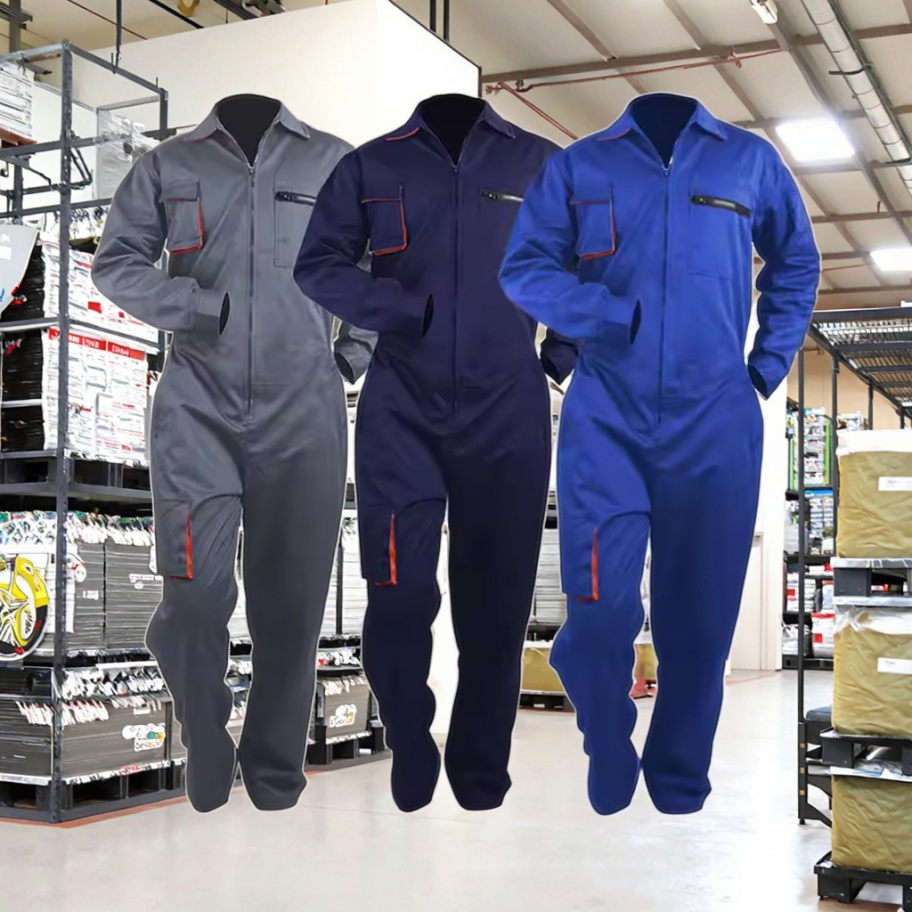 Men's Breathable Industrial Work Coveralls Water Proof Level a Fire Protection Overall Suit for Workshop Comfort Wear