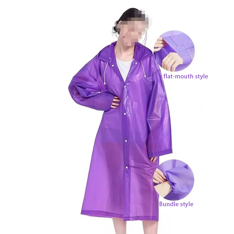 OnlyOne Outdoor Waterproof Clear Heavy Plastic Raincoat Disposable Long Full-Body Rain-Proof Men Single Price Omaga Raincoat