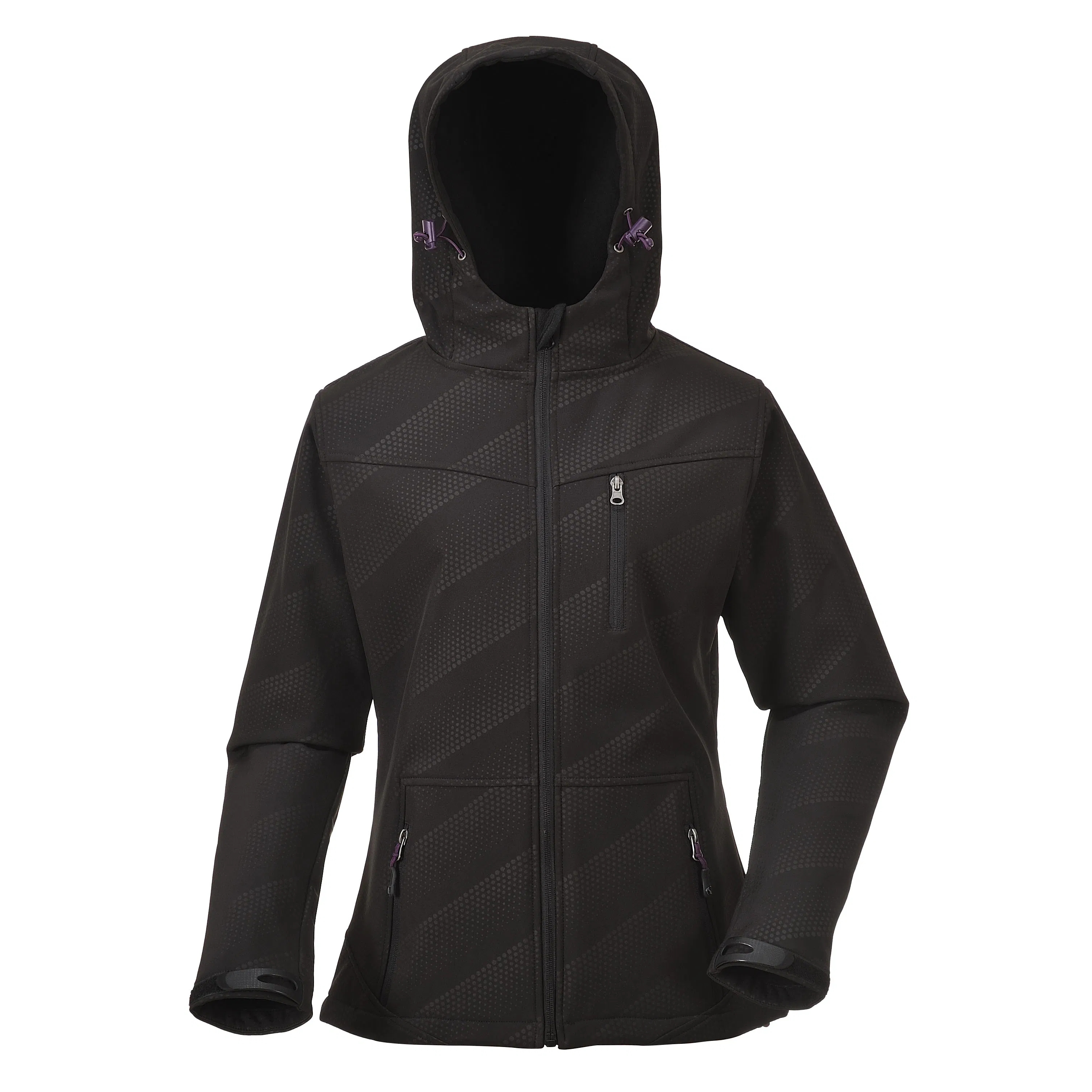 Winter Outdoor Lightweight Waterproof Windproof Fashion Design Breathable Hooded Softshell Polar Fleece Men/Women Casual Sports Hiking Jacket