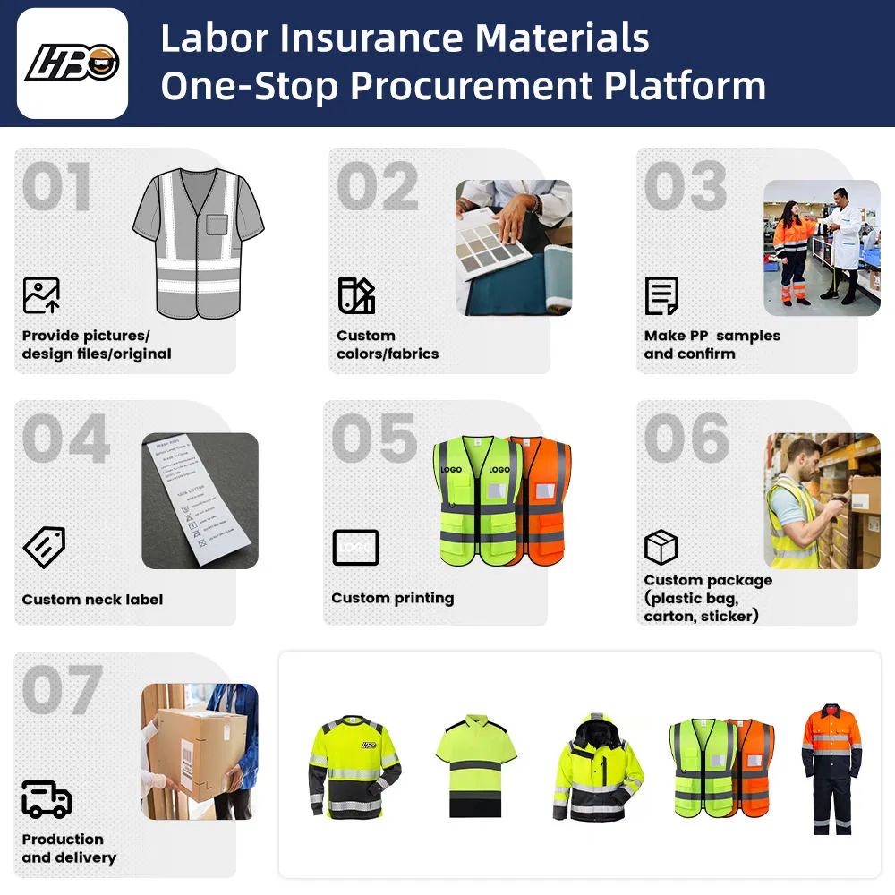 Winter Multi Pocket Safety Reflective Trousers Working Men Hi Vis Pant Safety Industry Heavy-Duty Cargo Work Pants