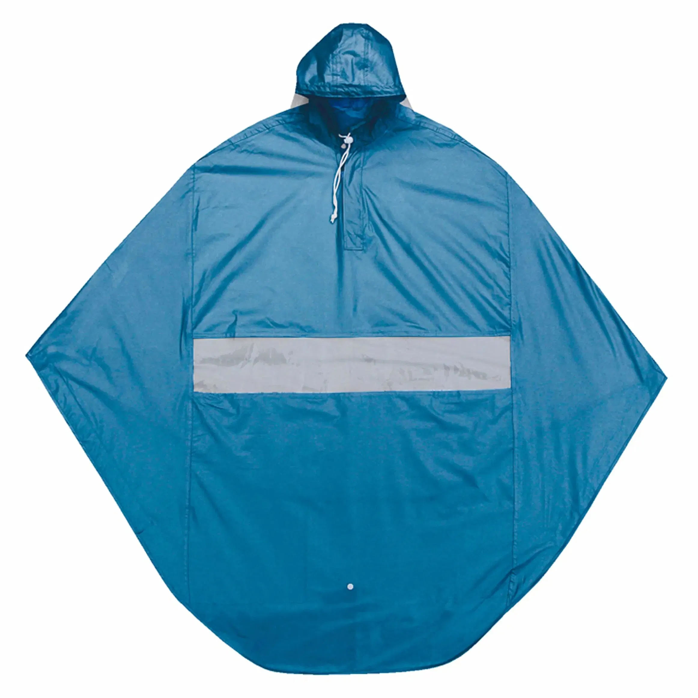 PVC Rain Poncho Reflective Waterproof Raincoat motorcycle Biking Rain Cape