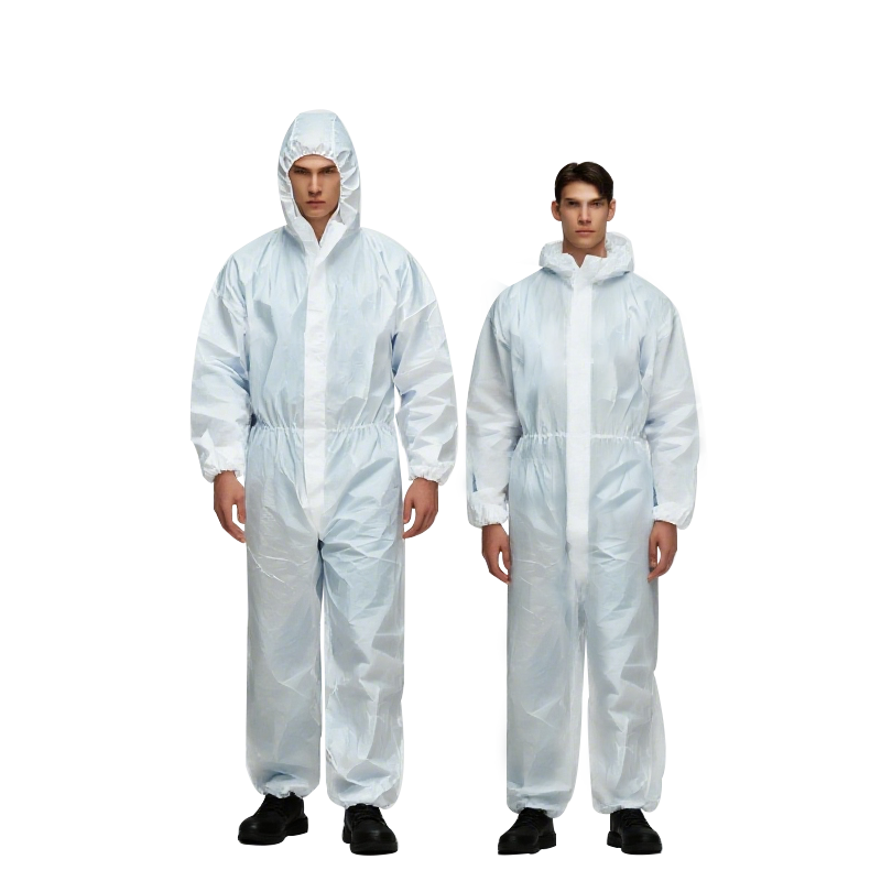 Disposable Spray Resistant Painting Safety Coverall With Hood