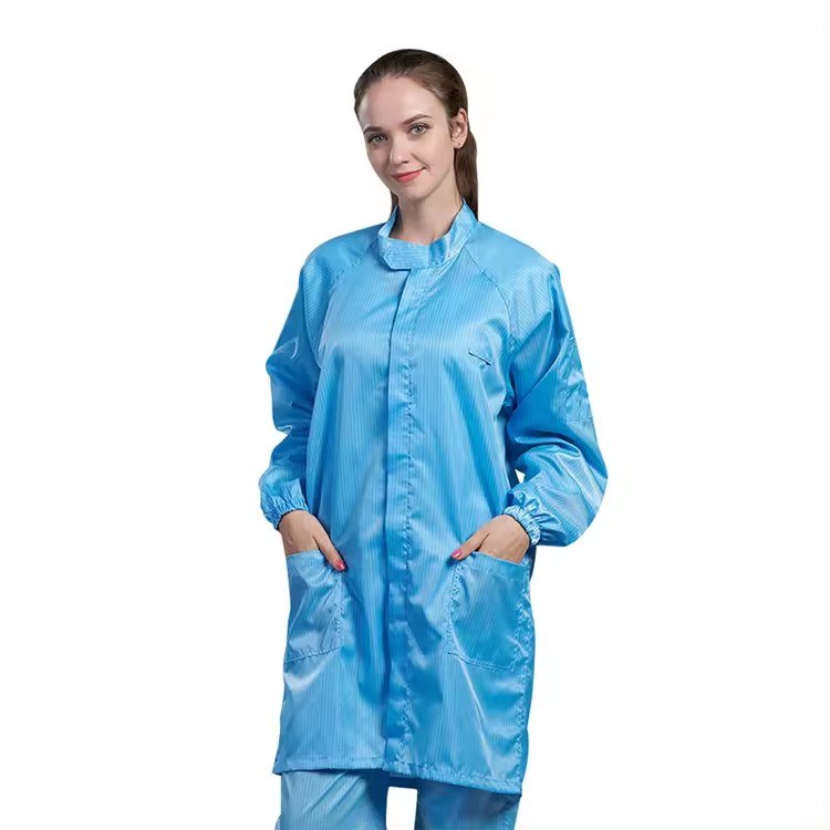 H-1125 Clean Room Sterile Coat Esd Gown Anti-static Cleanroom Smock