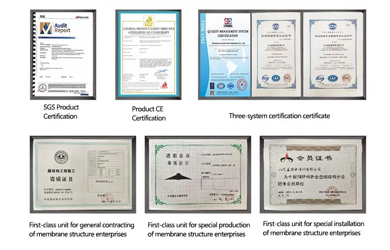Factory Inspection Certifications