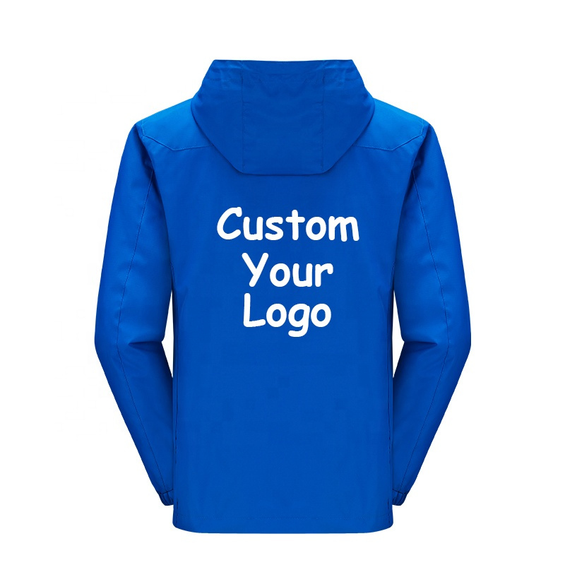 Custom Logo Breathable Waterproof Hooded Softshell Sports Wear Workwear Hiking Men's Rain Outdoor Jacket