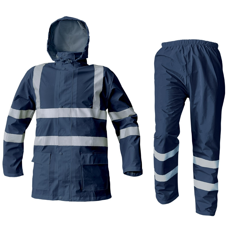 Durable All Weather Conditions Mining Workwear Insulated Breathable Waterproof Poncho Raincoat Combo