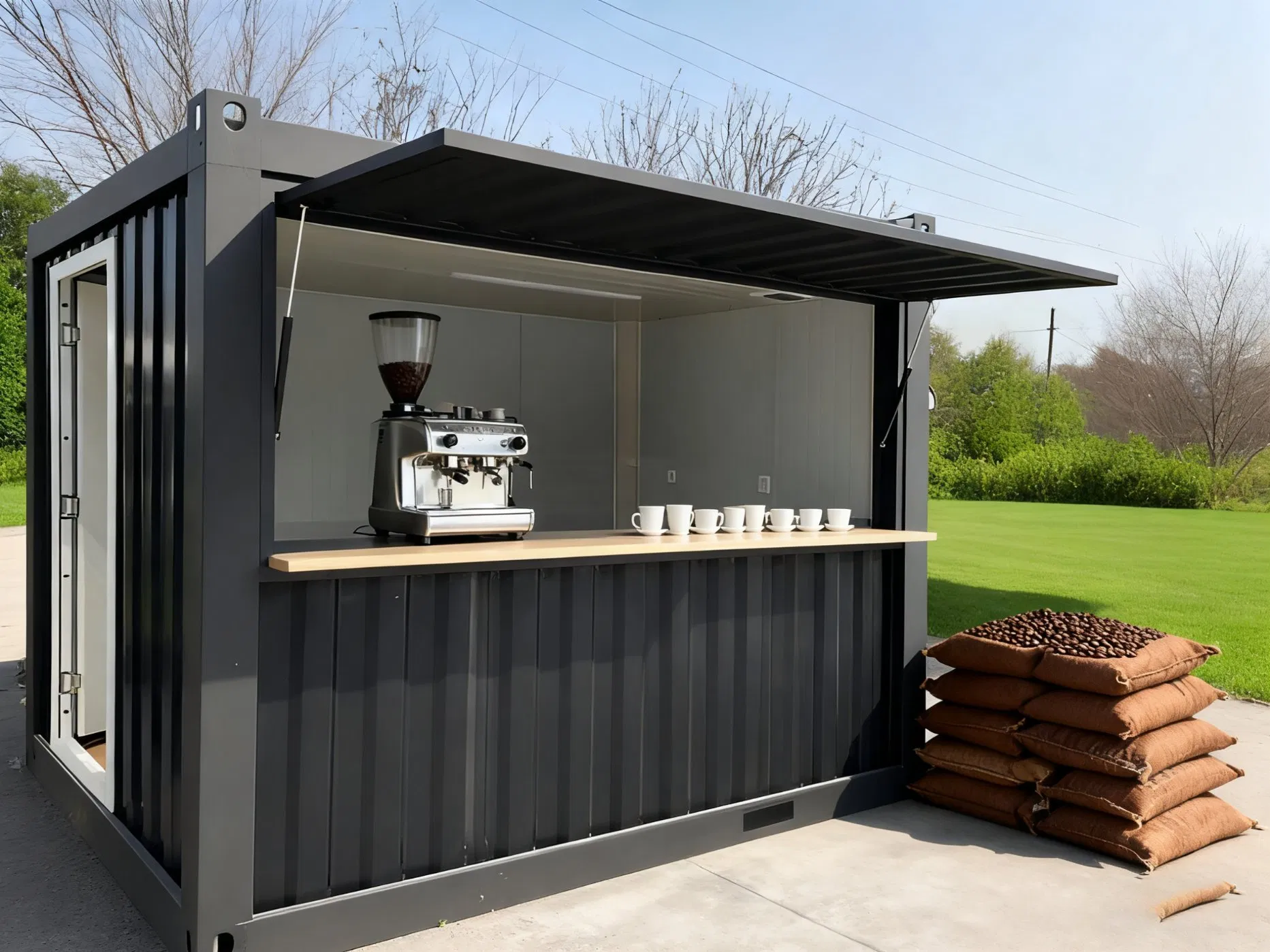 Hotselling 10FT Pop up Container Bar and Coffee Shop Modular Movable Convenience Store for Sale Mobile Shop