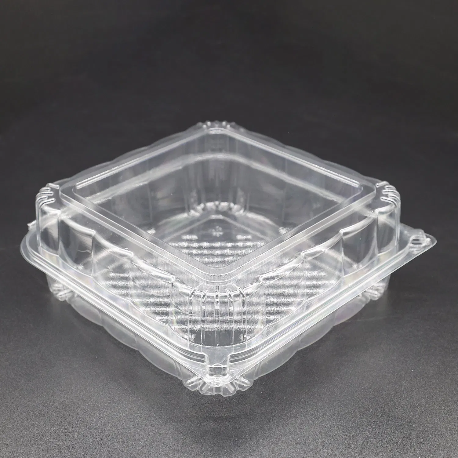 Transparent Pet Fresh Fruit Storage Container - Leakproof &amp; Stackable Design