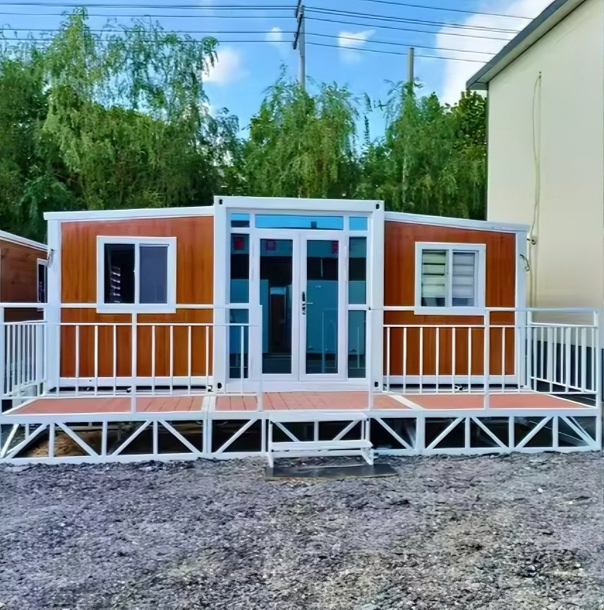 Factory Custom Double Wing Expandable 20FT 30FT 40FT Container House Prefab Foldable Mobile Home