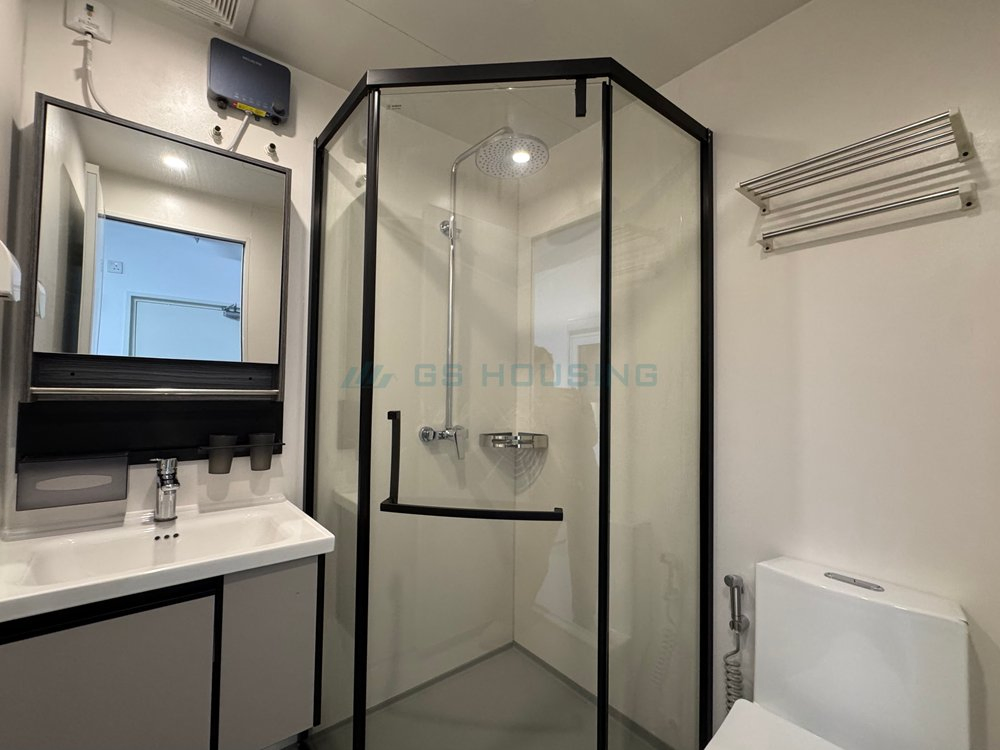 Customized Earthquake Resistant Safe Living Camping Worker Modular Prefabricated Container House Dormitory Prefab Flat Pack Container House