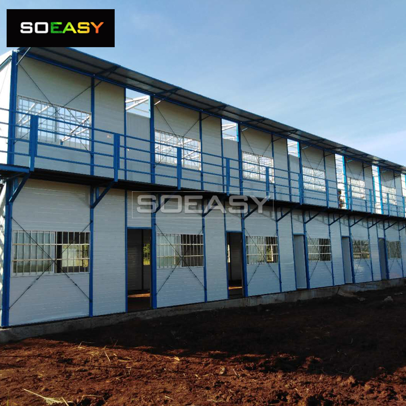 Prefab K Temporary Construction Site Offices Dormitory Military Mining Labor Camp Prefabricate House