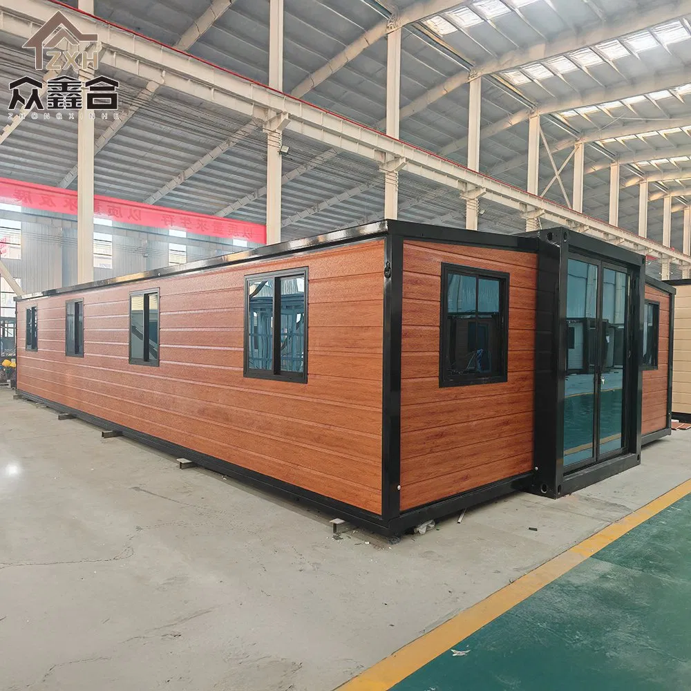 China Factory-Supplied Foldable Double-Wing Expandable 20/40FT Office and Residential Container House
