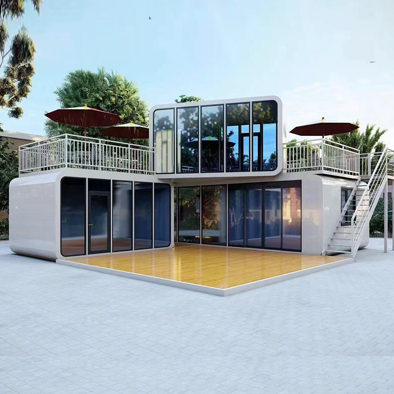 20FT Modular Container House High End Modular Container Home Solar Powered &amp; off-Grid Modern Style Container House