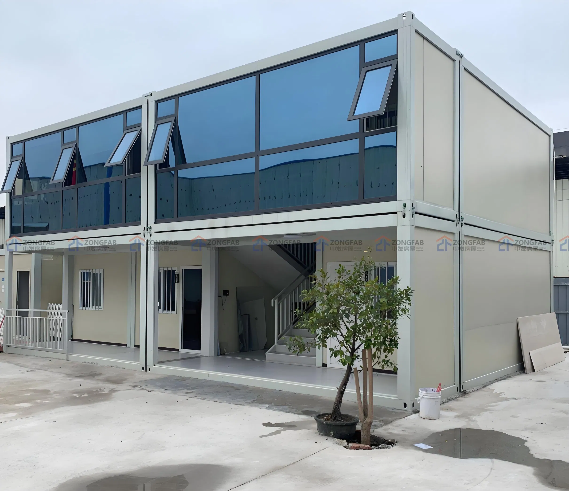 Factory Price Fast Build Assemble Install 20FT 40FT Living Tiny Modular Container House Camp Cabin Affordable Apartment Project