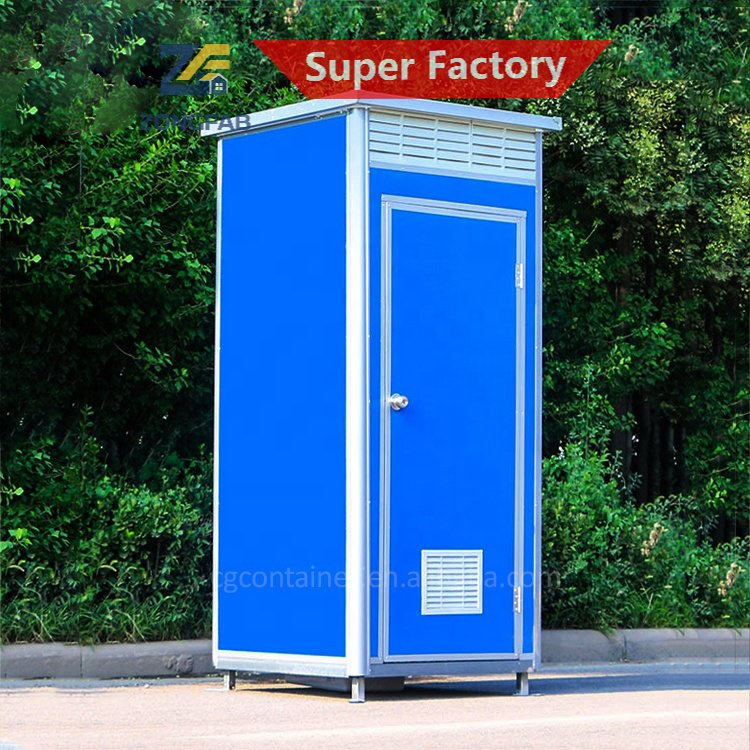 Modular Mobile Toilet Unit for Construction Camps and Outdoor Sanitation Applications