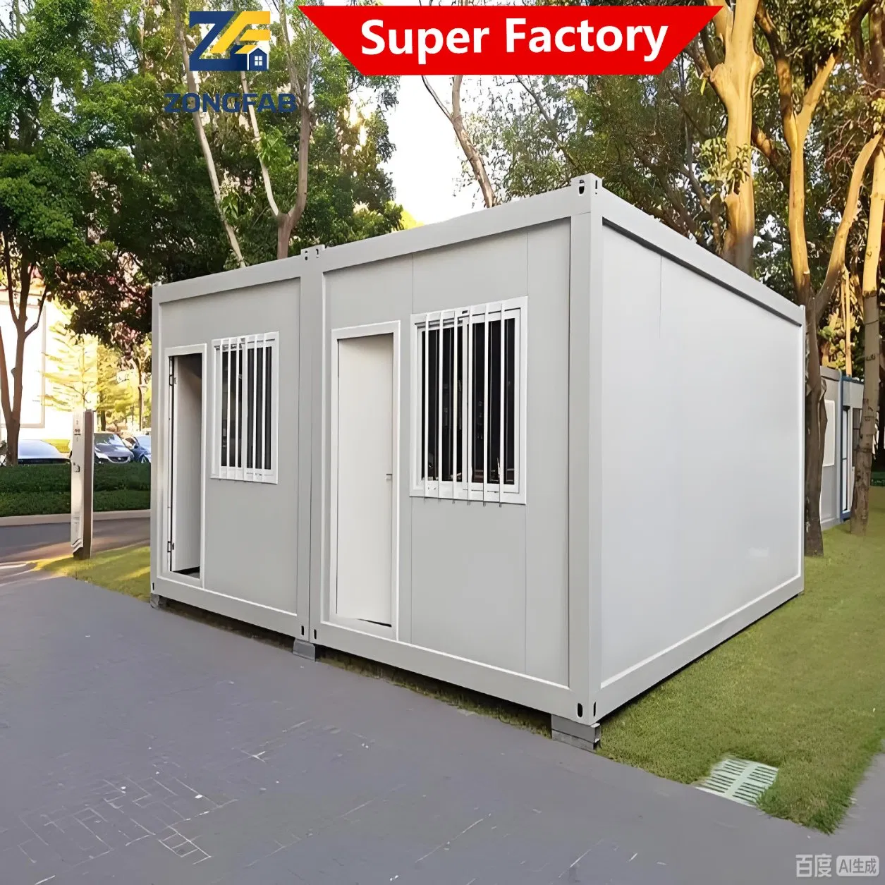 Movable Mobile Tiny Detachable Assembly Prefab Modular Container House Home Staff Worker Dormitory Dorm Project