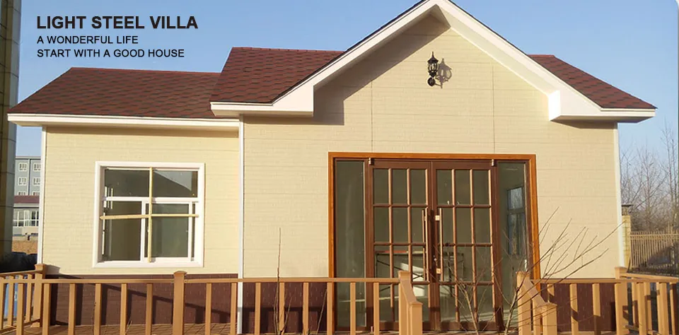 Prefabricated Luxury Light Steel Frame Structure Modular Homes