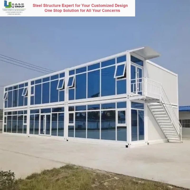 Hot Sale Multi-Story Luxury Indoor Flat Pack Building Modular Mobile Desgn 20FT Prefabricated Container Modular Homes Prefab Building with Toile