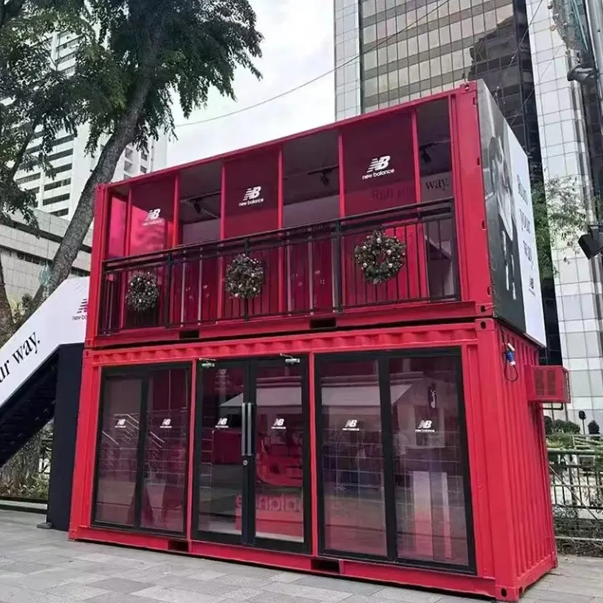 Fully Self-Sufficient off-Grid Container Homestead with Solar Array Container House