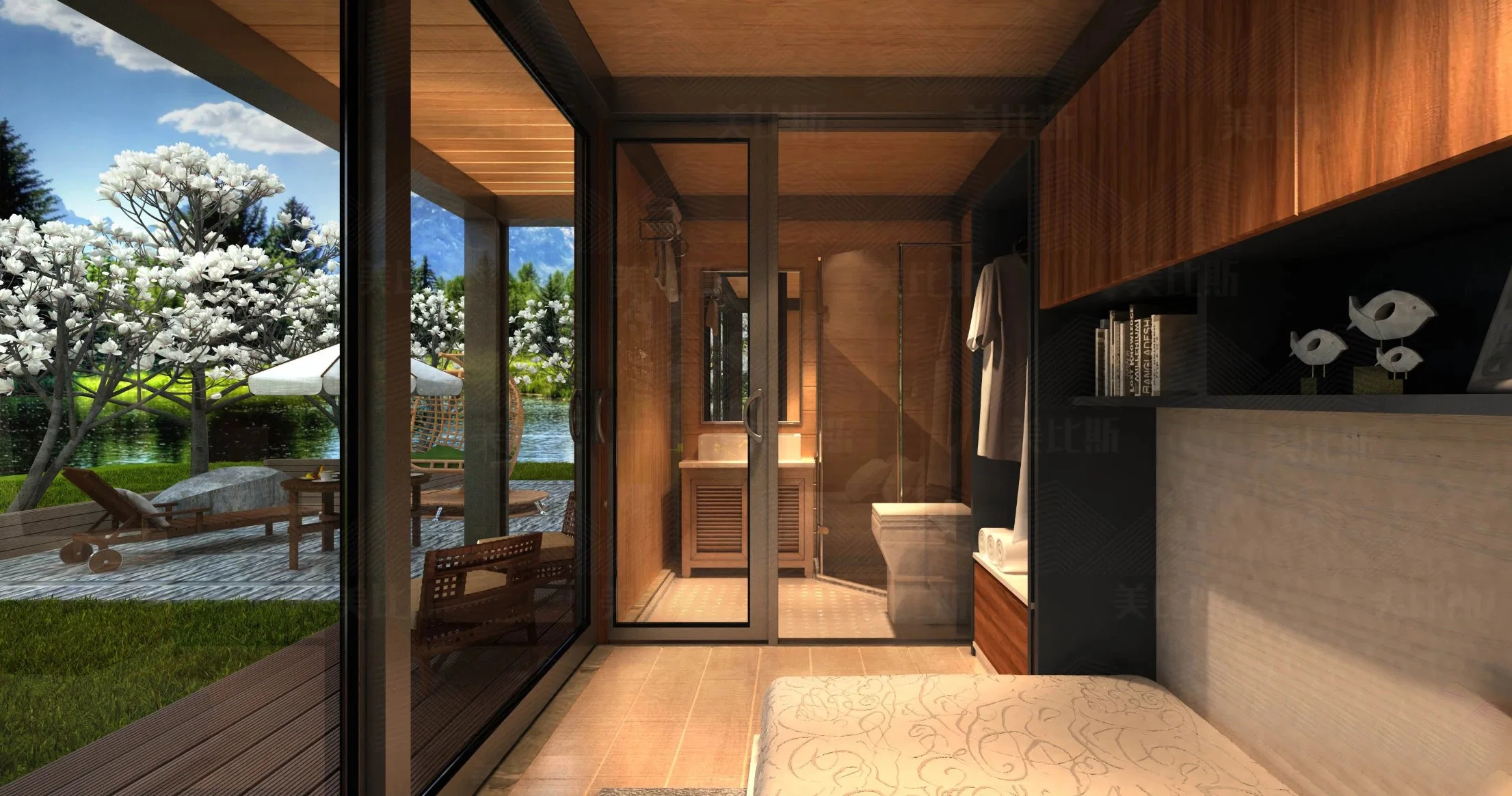 Prefabricated Modular Container Villa/Prefab Modern Luxury Design Villa