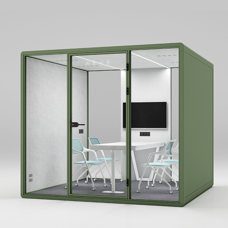 Soundproof Booth Portable Vessel Container House Tiny Home Movable Silent Office Pod