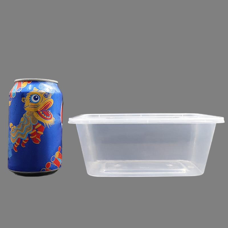 500/650/750ml Disposable Lunch Boxes/Rectangular Fast Food Containers