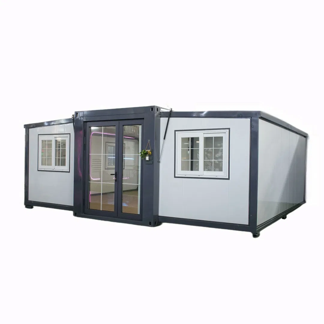 Portable Expandable Living Unit with Integrated Kitchen and Bath