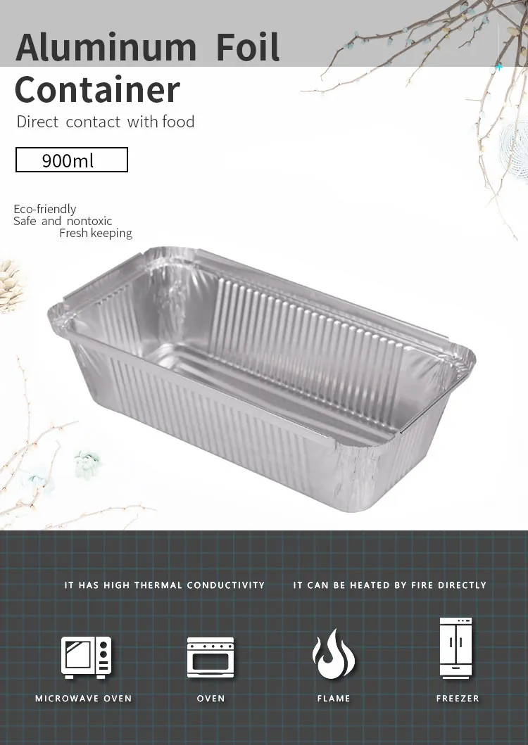 Aluminum Foil Food Container Detail