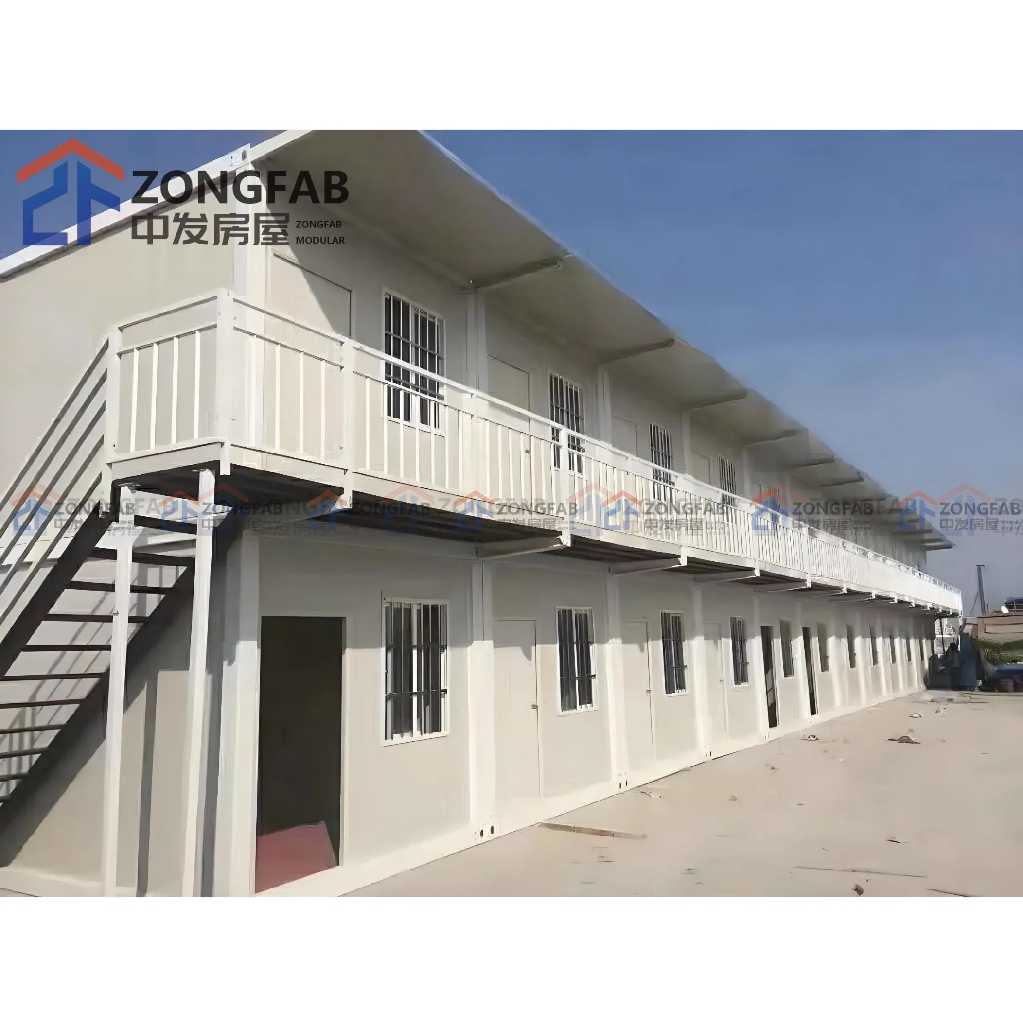 Factory Sale Wholesale Steel Prefab Container Modular Prefabricated Office House for Worker Dormitory Camp Construction Site Cabin