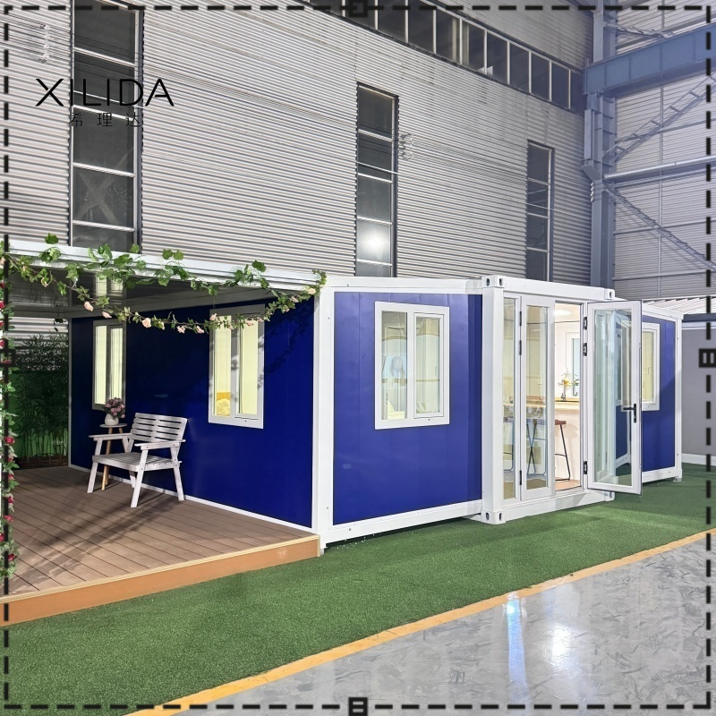 Earthquake-Resistant Double-Wing Foldable Container House - Emergency Shelter - Installation Completed in 10 Minutes
